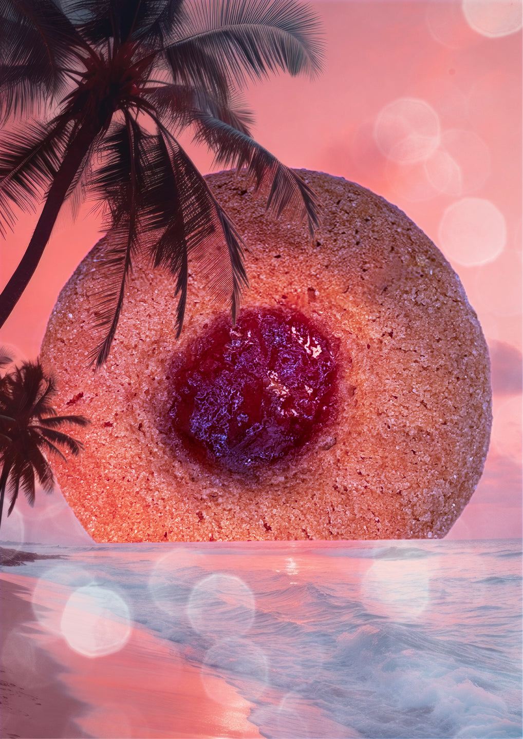 "Besos" Strawberry Jam Center Cookies