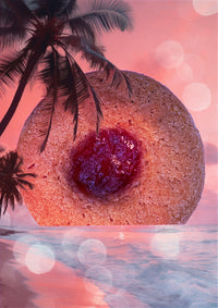 "Besos" Strawberry Jam Center Cookies